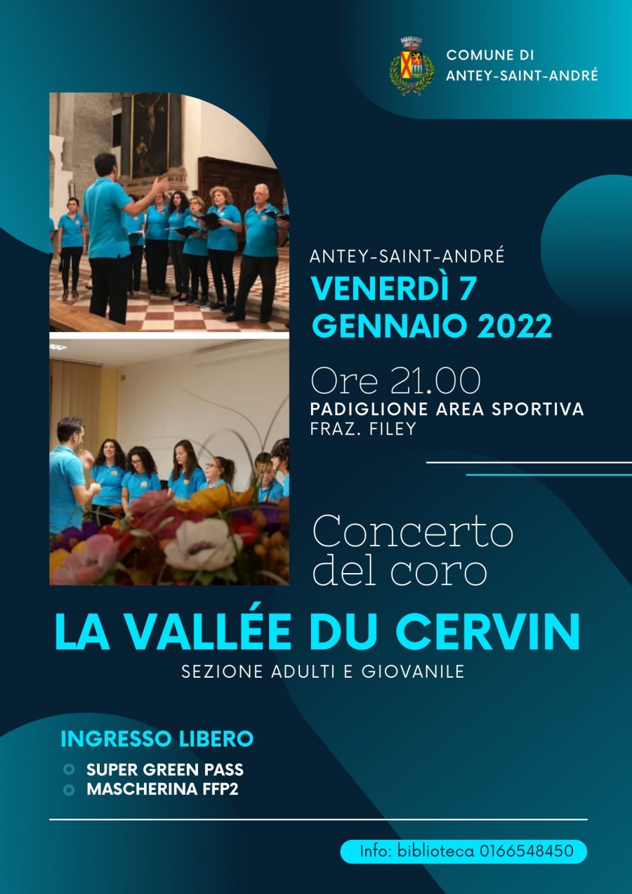 2022/01/07 CONCERT OF THE CHOIR "LA VALLEE DU CERVIN"