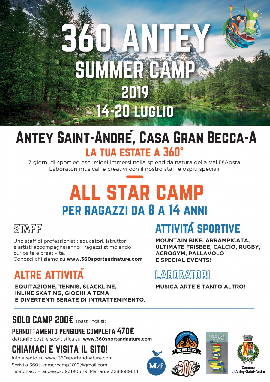 2019/07 / 14-20 360 ANTEY SUMMER CAMP 2019