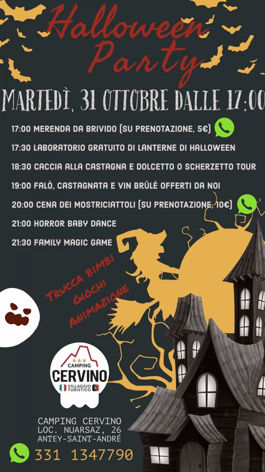 2023/10/31 HALLOWEEN PARTY (CAMPING CERVINO)